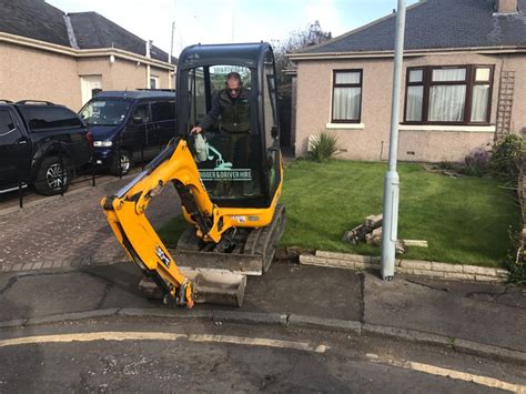 mini digger edinburgh